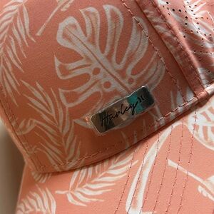 Hurley Peach Leaf Pattern Cap